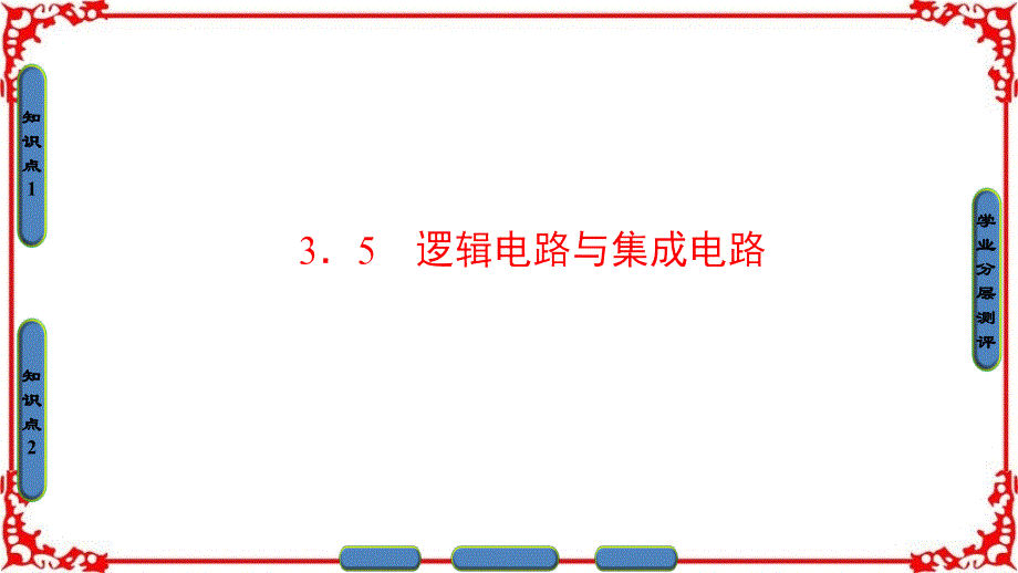 【课堂新坐标】2016-2017学年高中物理沪科版课件选修3-1从电表电路到集成电路3-5_第1页