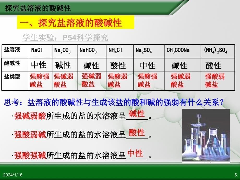 人教版高中化学选修化学反应原理盐类的水解_第5页