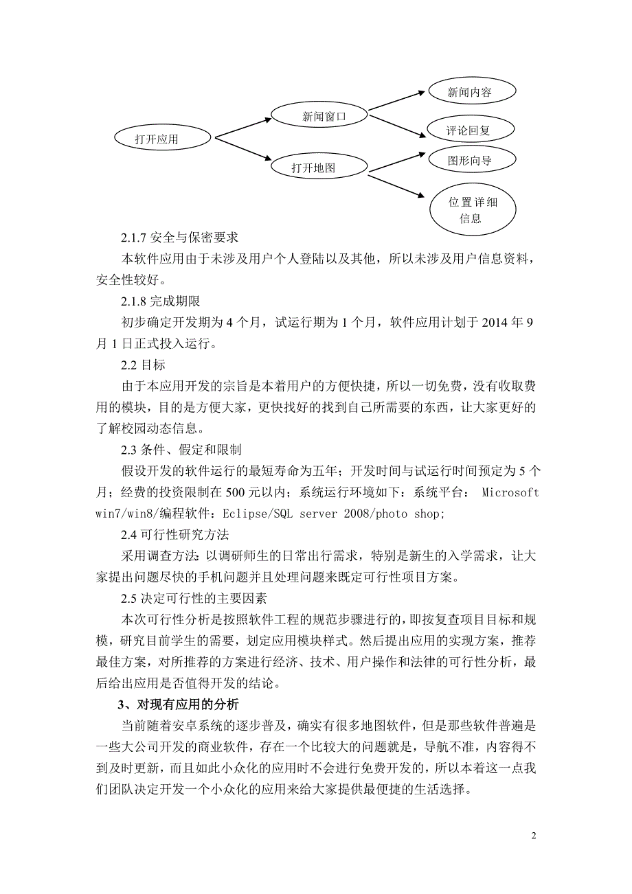 软件项目开发可行性分析报告_第2页