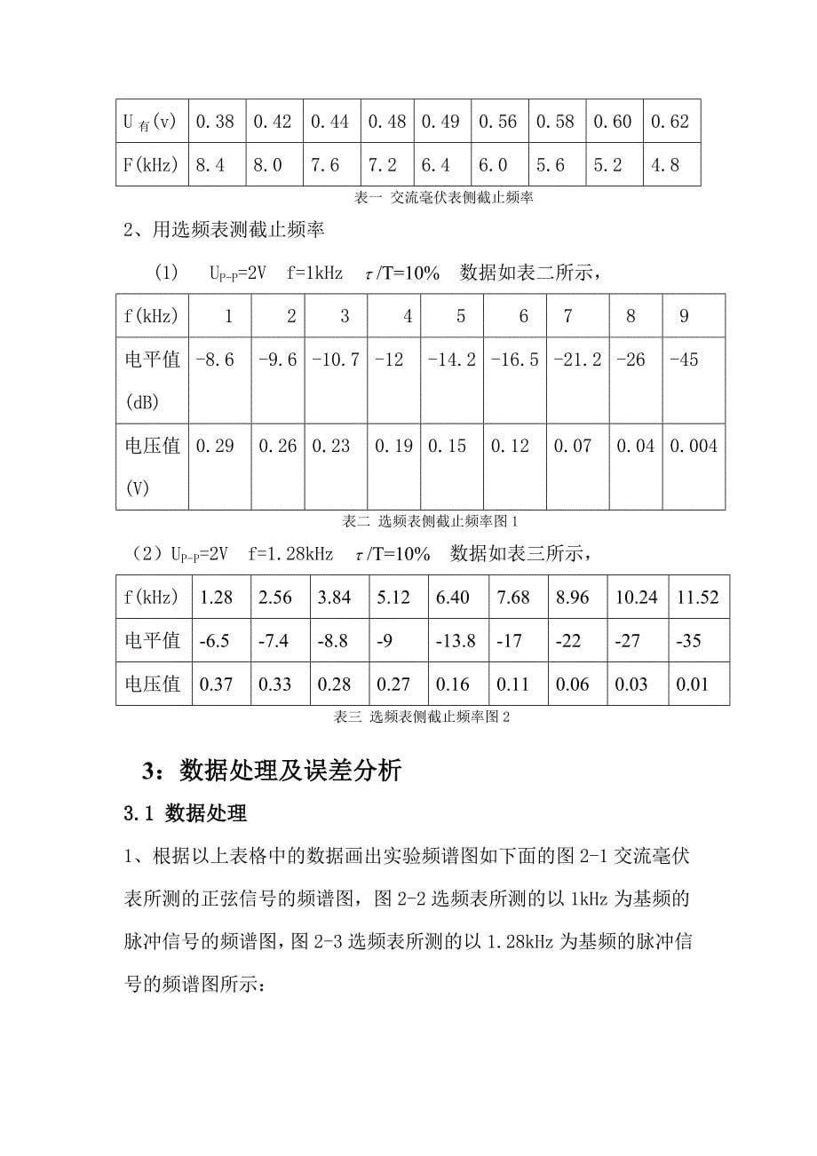 有关低通滤波器频率特性的研究_第5页