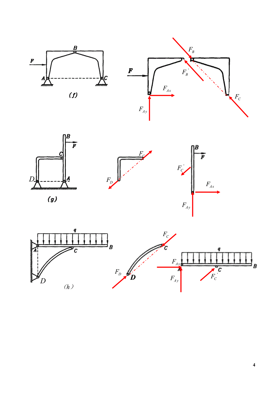 力学受力分析答案_第4页
