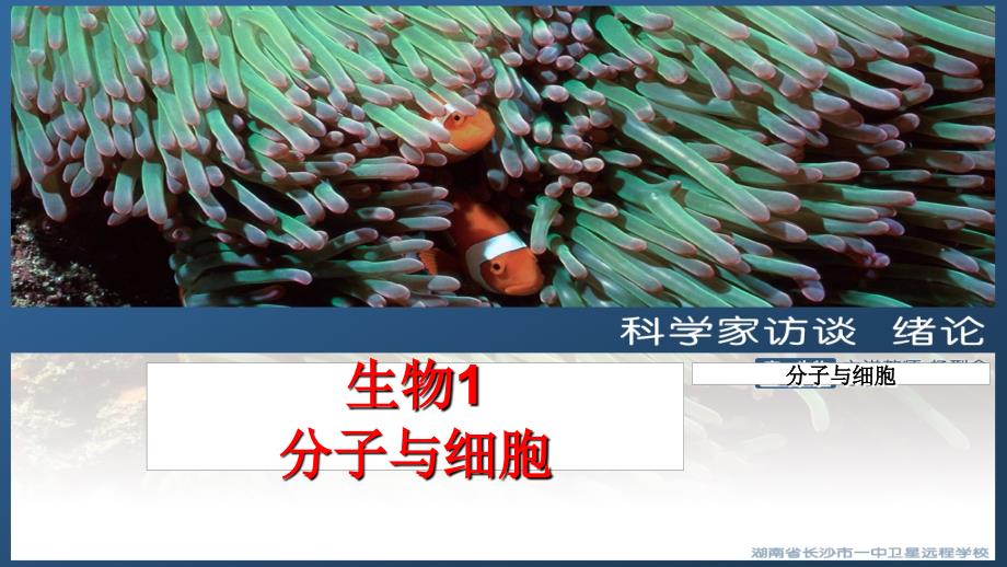 生物必修一科学家访谈_第1页