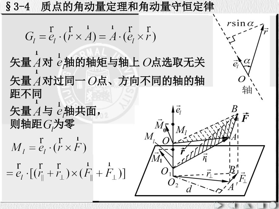 质点的角动量定理和角动量守恒定律_第3页