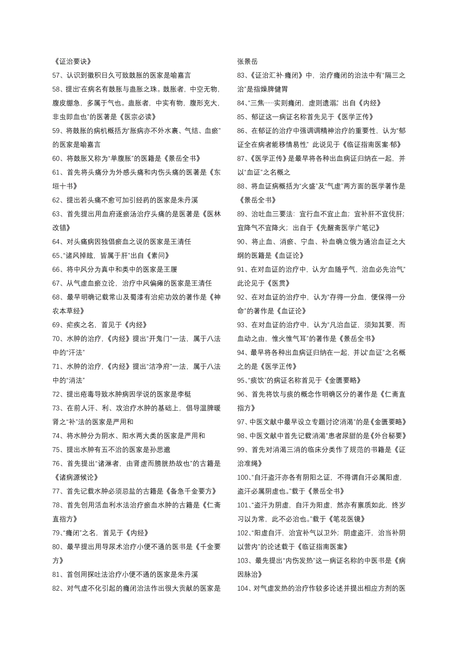 中医内科学医家与医著_第2页