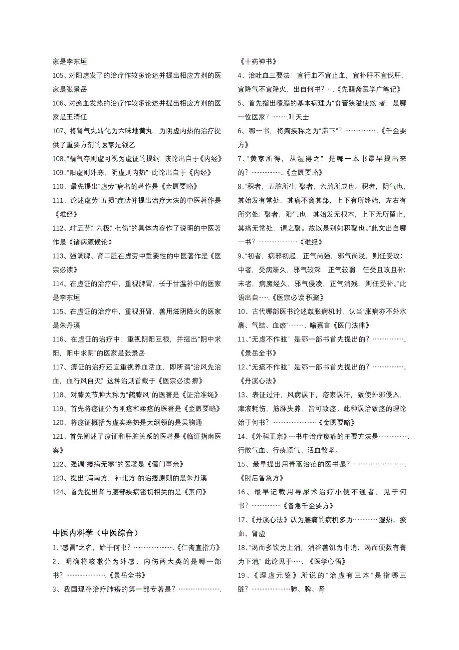 中医内科学医家与医著_第3页