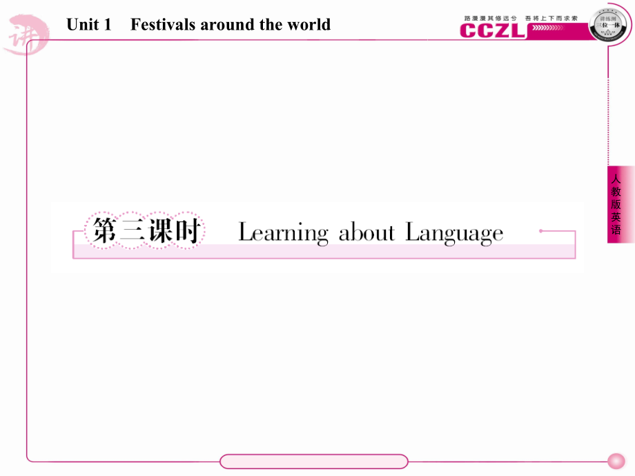 高一英语必修3全册课件1-3LearningaboutLanguage_第1页