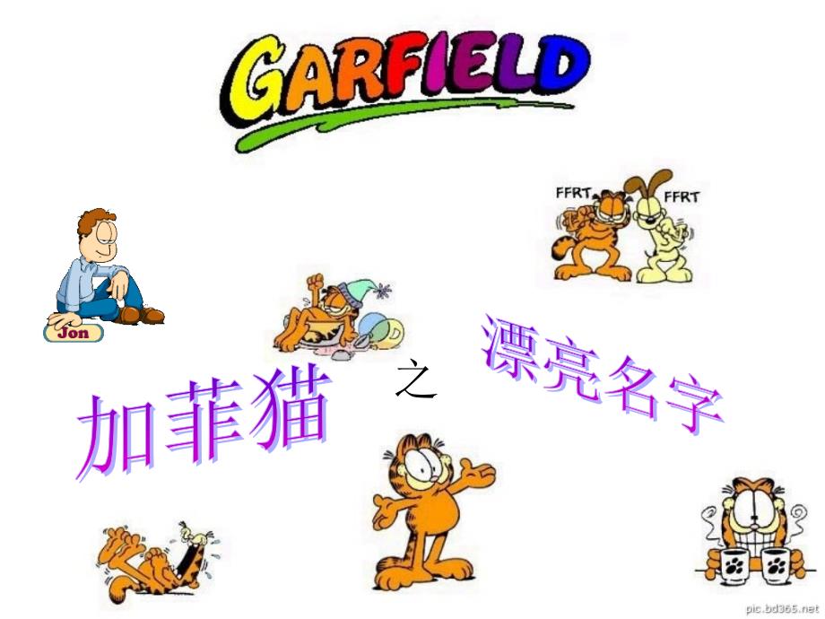 加菲猫的个性名字(文字的修饰)_第1页