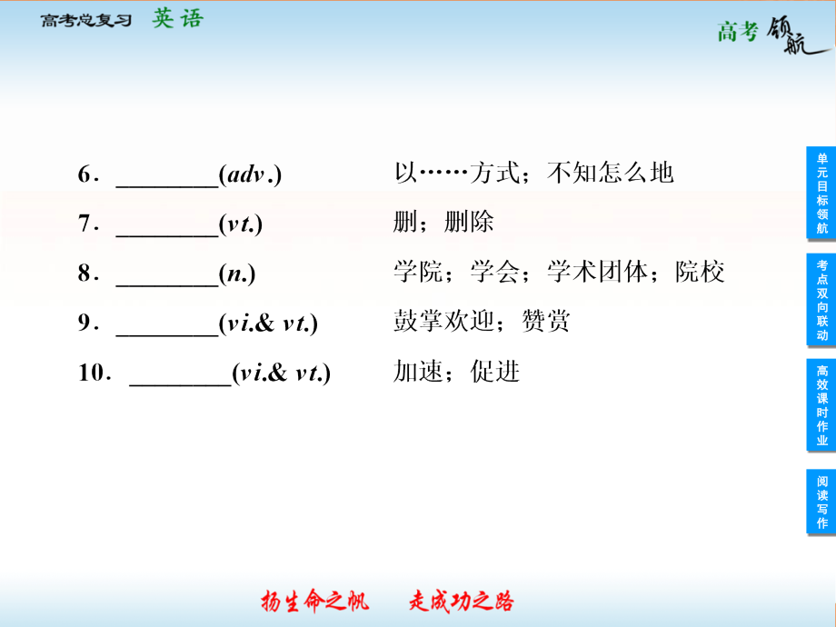 高考英语人教版总复习课件_第3页