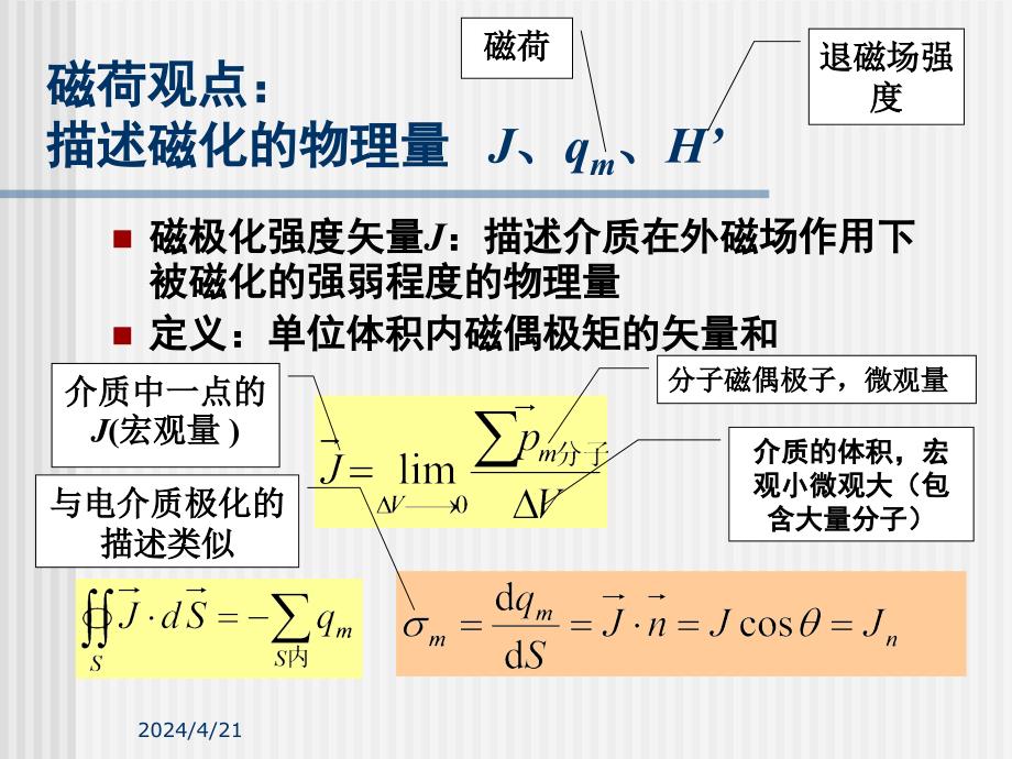 电磁学北大王稼军讲义磁荷观点_第3页