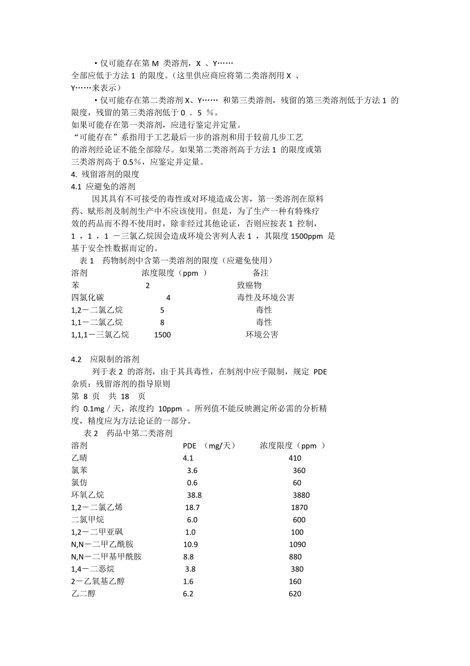 Q3c杂质：残留溶剂的指导原则_第4页