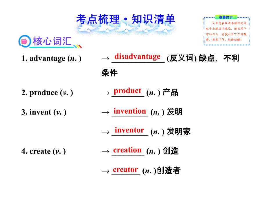 外研版九年级上册MODULES4-6英语复习课件(共50张PPT)_第2页