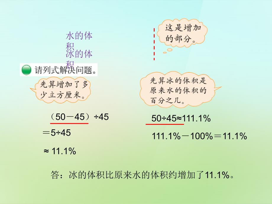 2015-2016六年级数学上册 7.1 百分数的应用（一）课件 （新版）北师大版_第4页