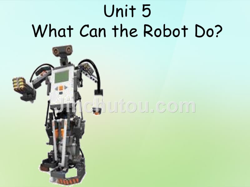 2015-2016五年级英语上册《Module 2 Unit 5 What Can the Robot Do》课件2 广州版_第1页