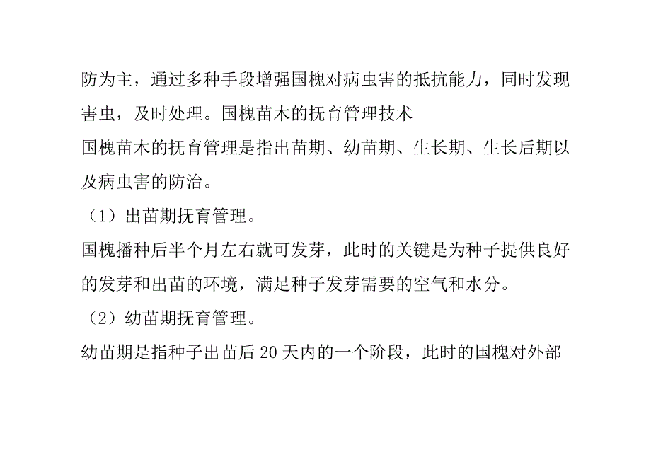 国槐苗木的抚育管理技术_第4页