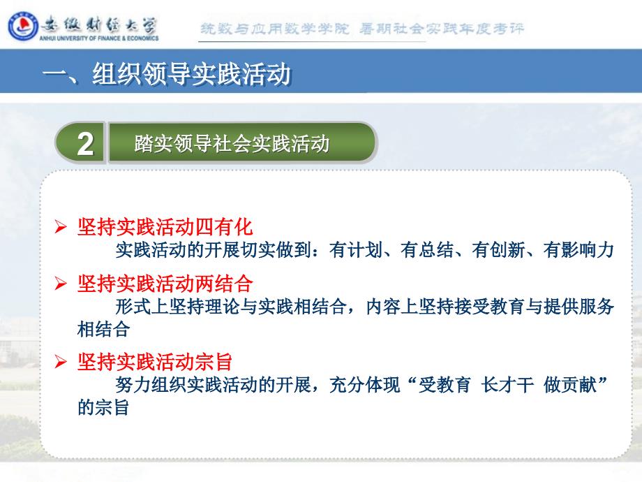 统数学院2011-2012学年度暑期社会实践工作考评汇报_第4页