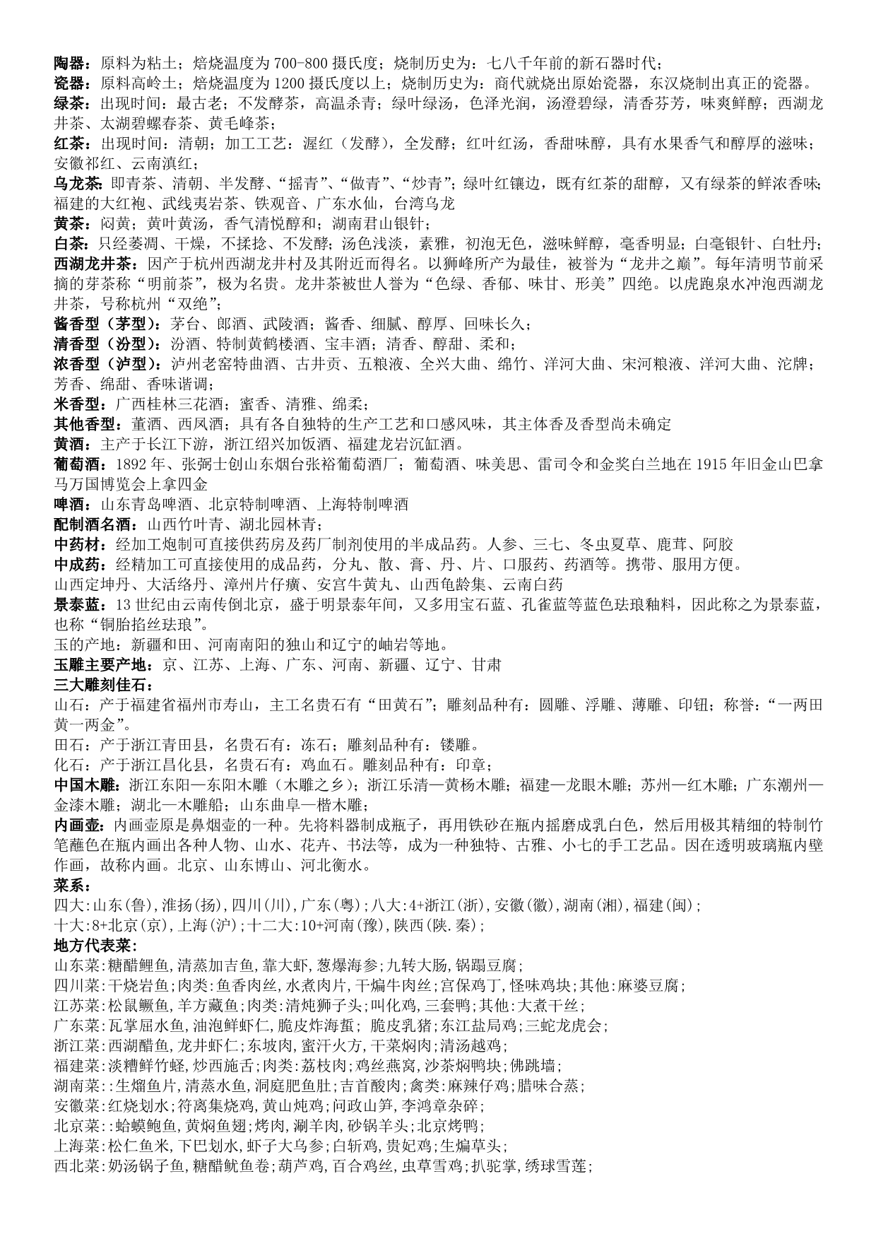 导游基础知识要点总结_第4页