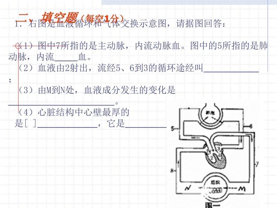 新人教七年级生物下册课堂检测(有答案)_第5页