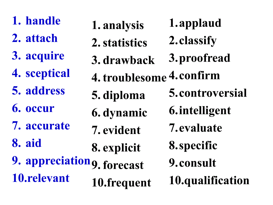 高二英语模块七Unit3复习_第3页