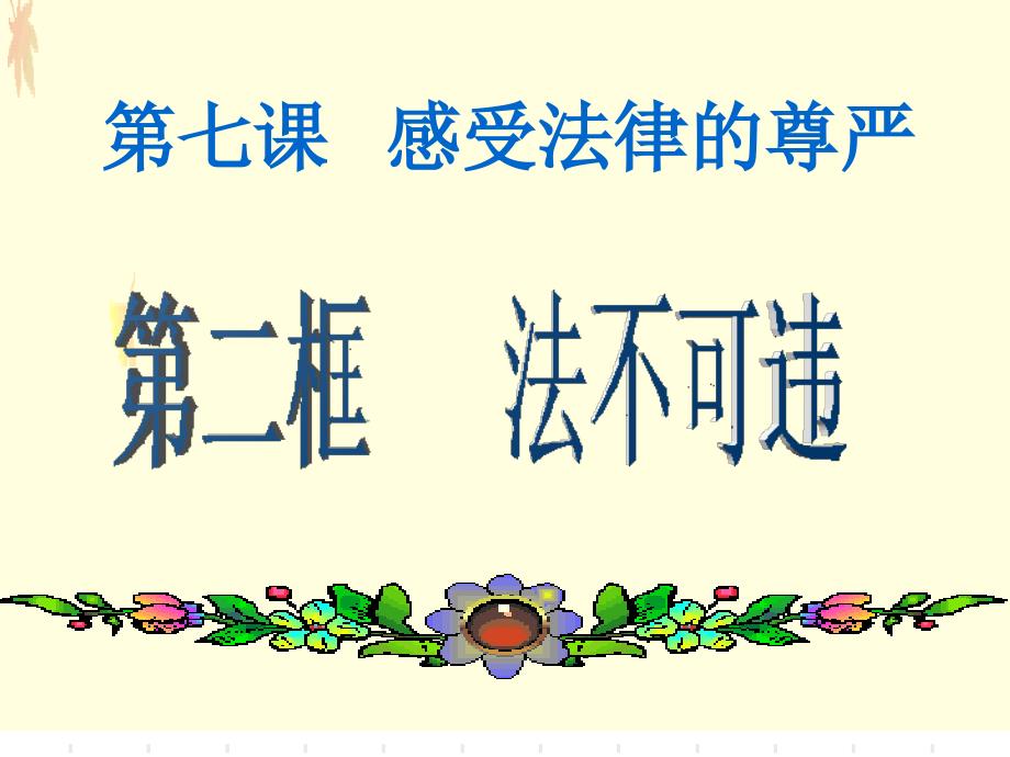 人教版七年级下册思品法不可违课件_第2页