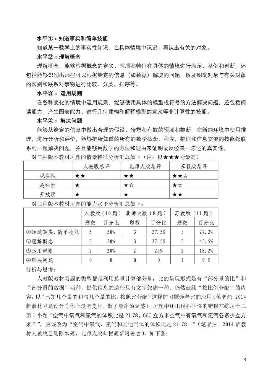 “比的意义和应用教材对比研究_第5页