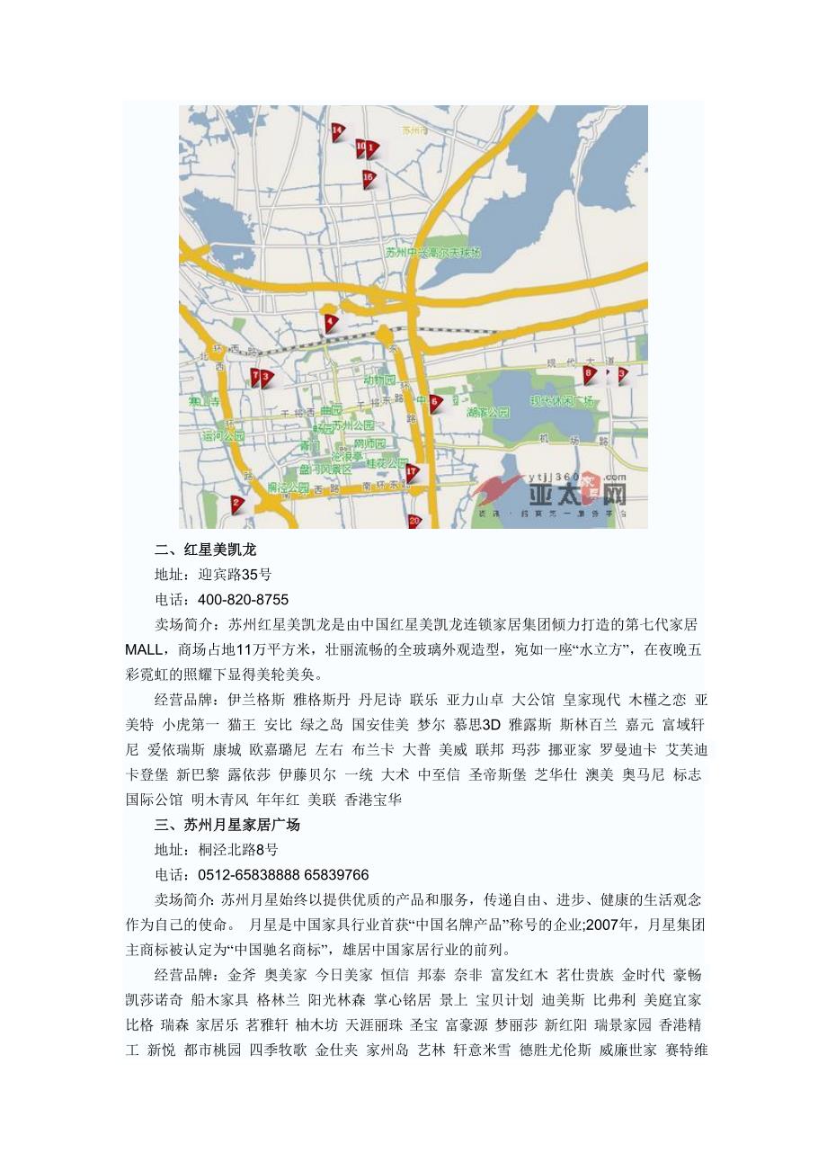 苏州市家具卖场分布图 (2)_第2页