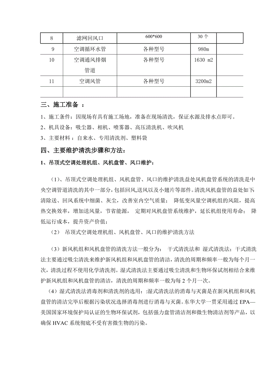 通风空调设备维护保养方案_第2页