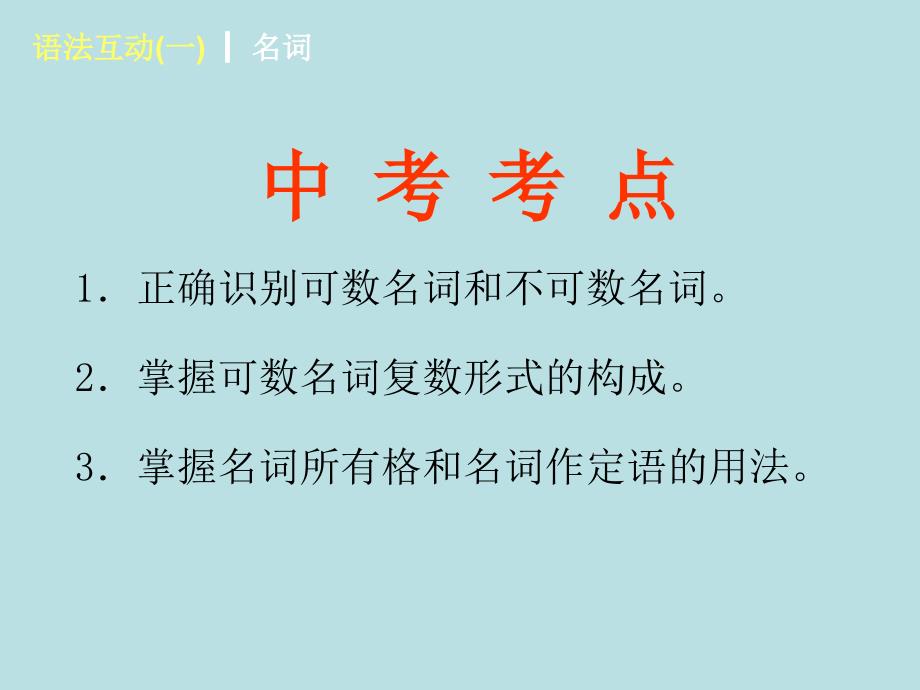 2013年中考英语总复习语法专题1-名词_第4页