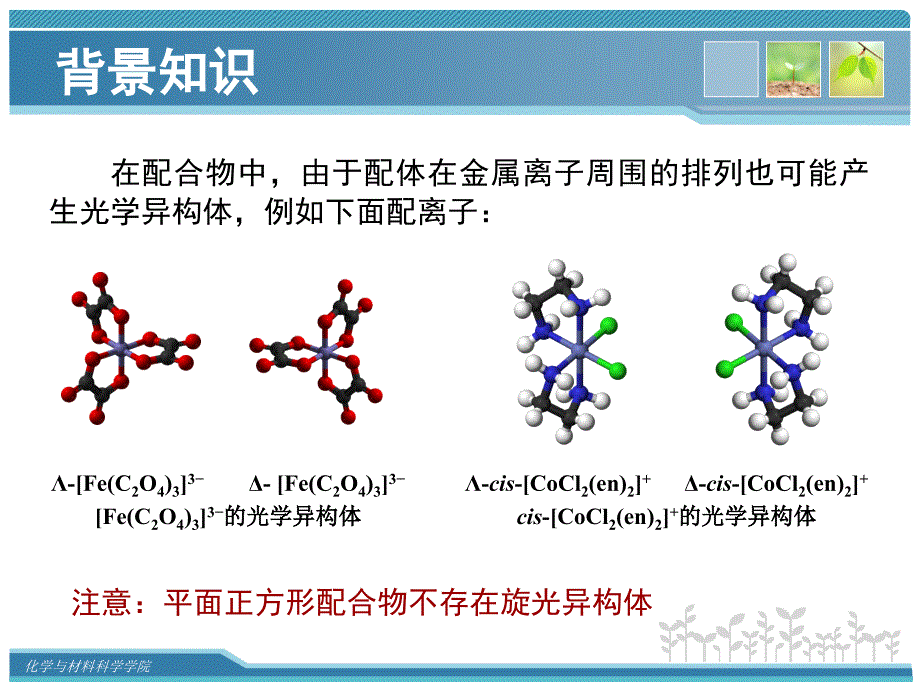 三乙二胺合钴配离子光学异构体_第4页