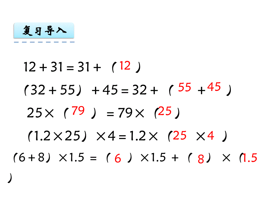 【人教版】五年级上5.2《用字母表示运算定律》示范课件_第3页