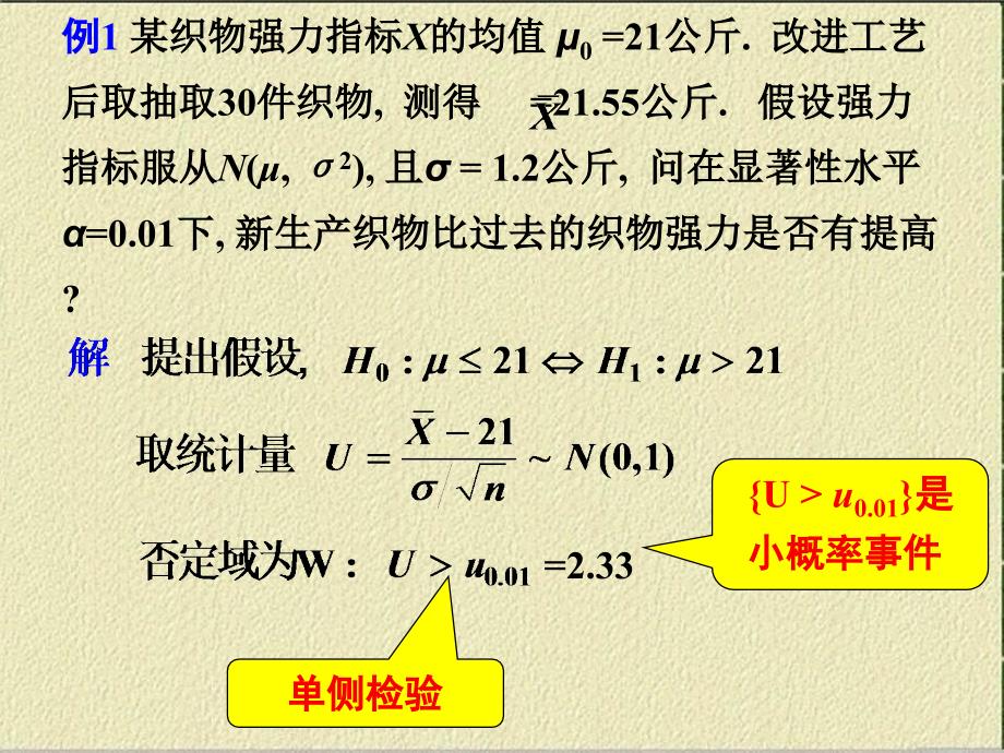 单个正态总体均值的假设检验_第2页