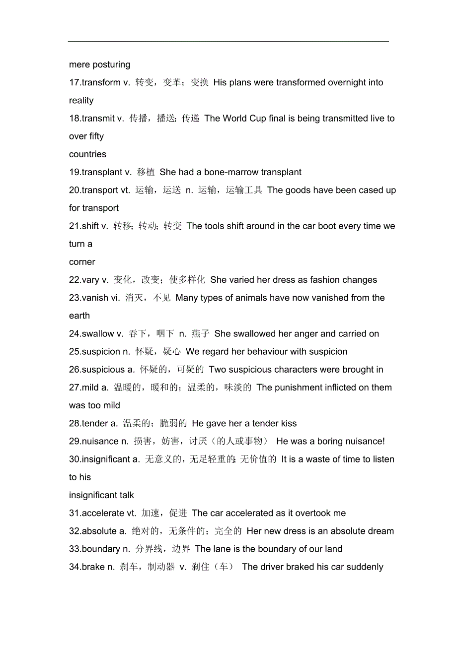 egiaaqk英语四级高频词汇(带例句)第一部分_第2页