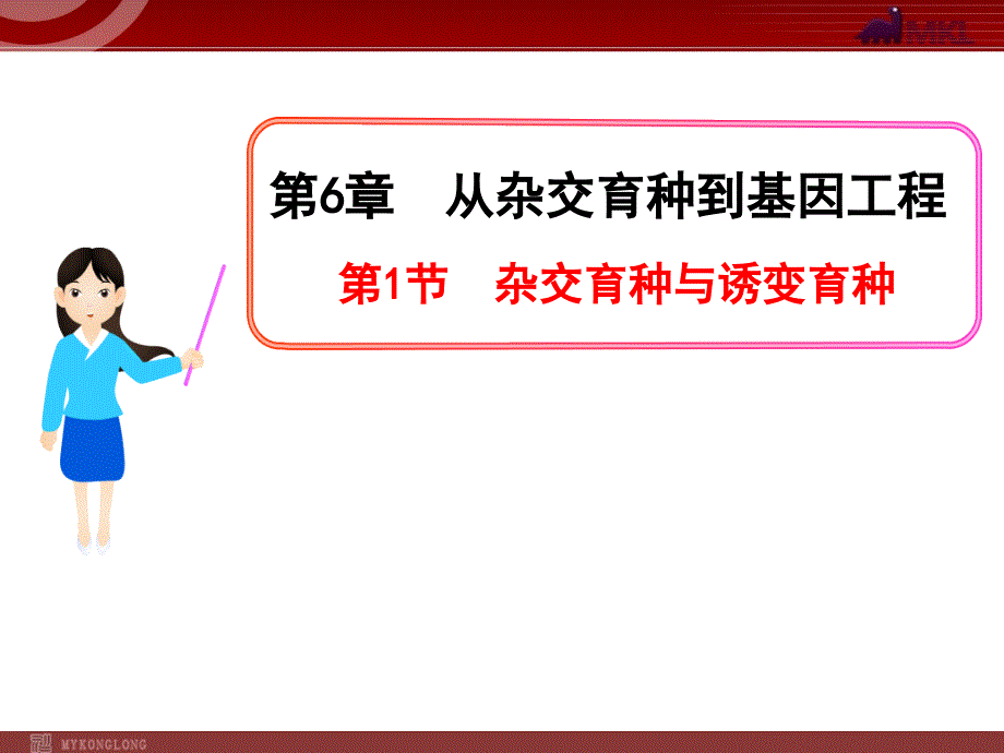 高中生物同步课件杂交育种与诱变育种(人教版必修2)_第1页