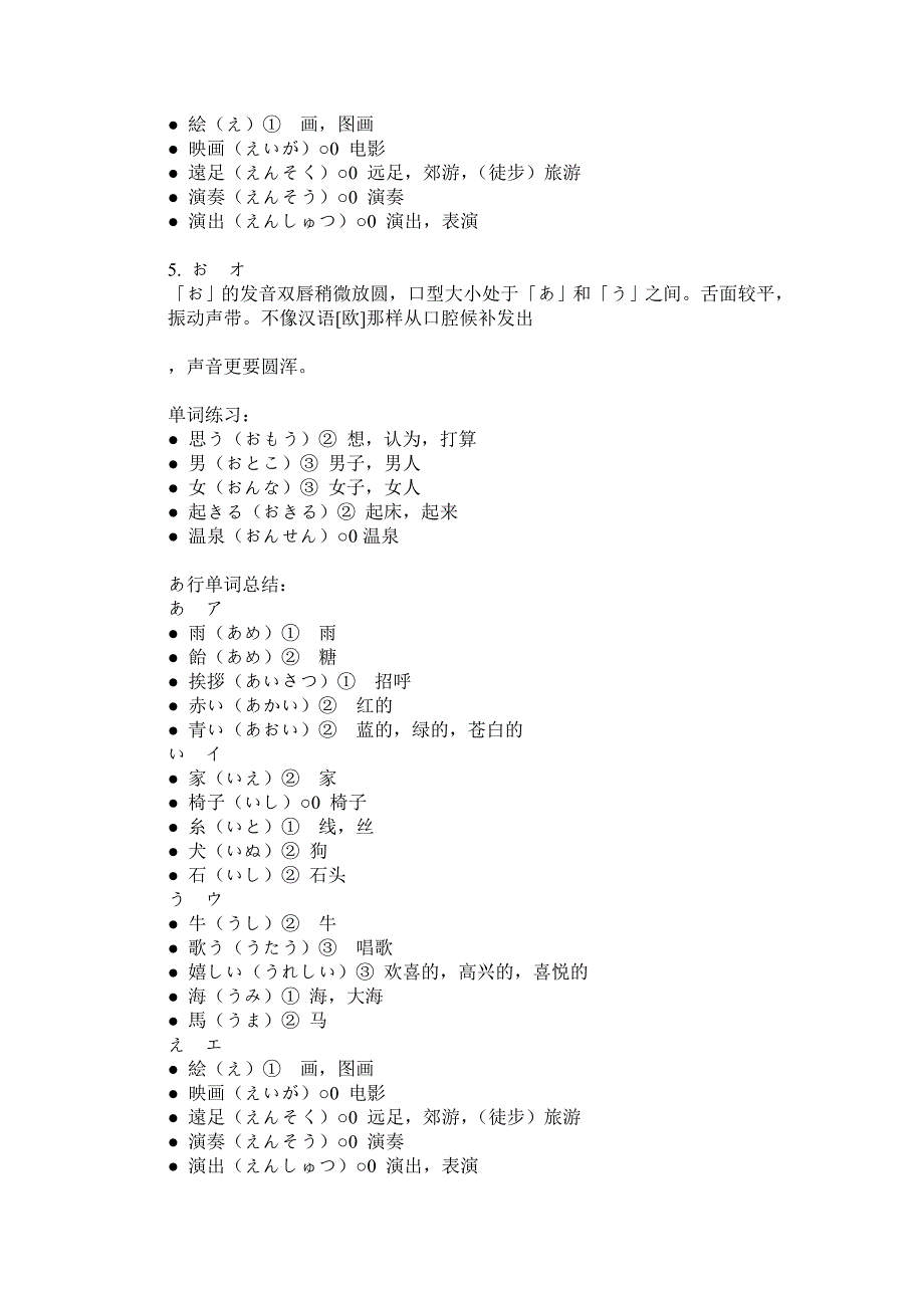 日语五十音图经典示例说明_第2页