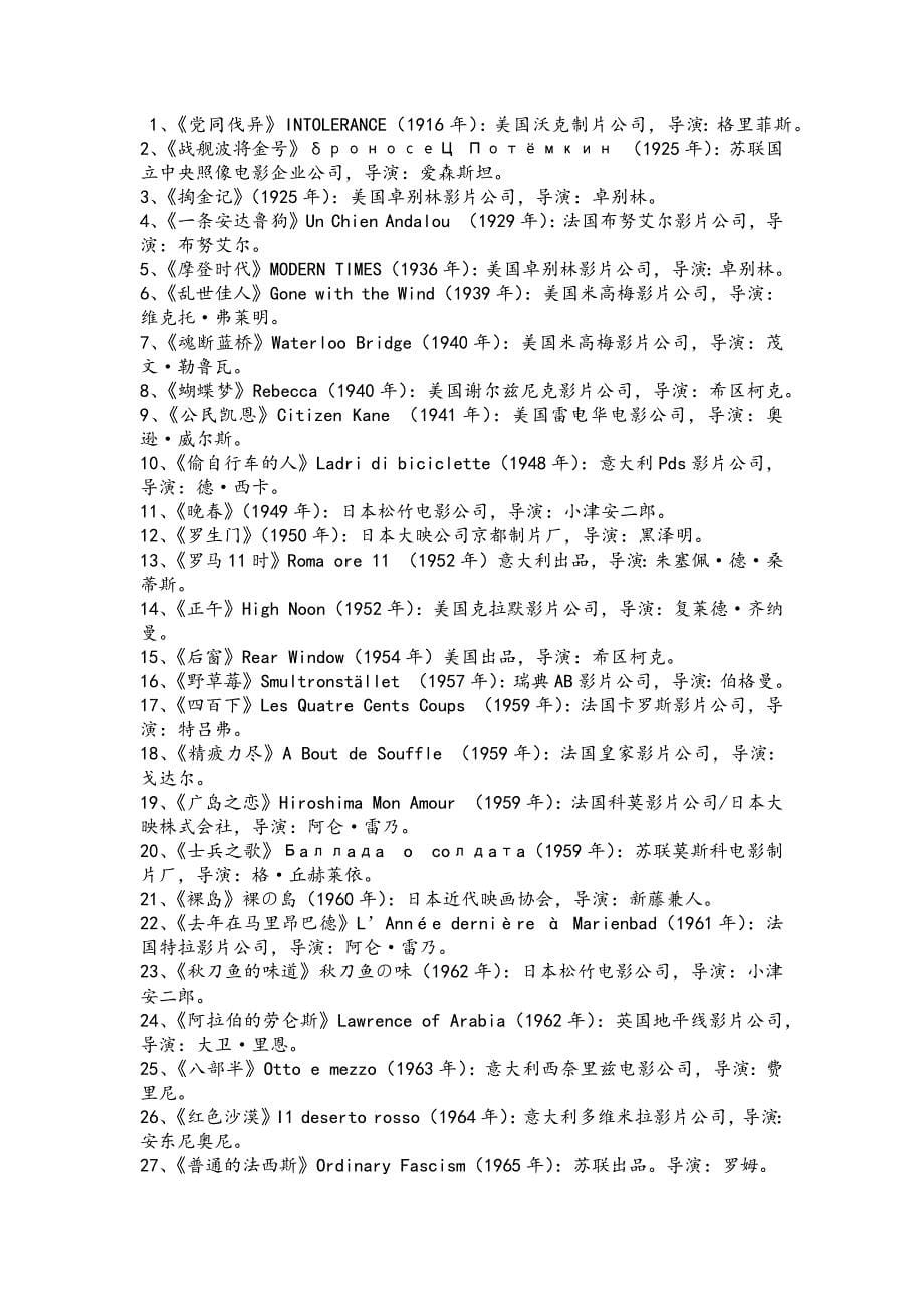 苏牧《荣誉》修订版学生阅读书目、电影拉片片目_第5页