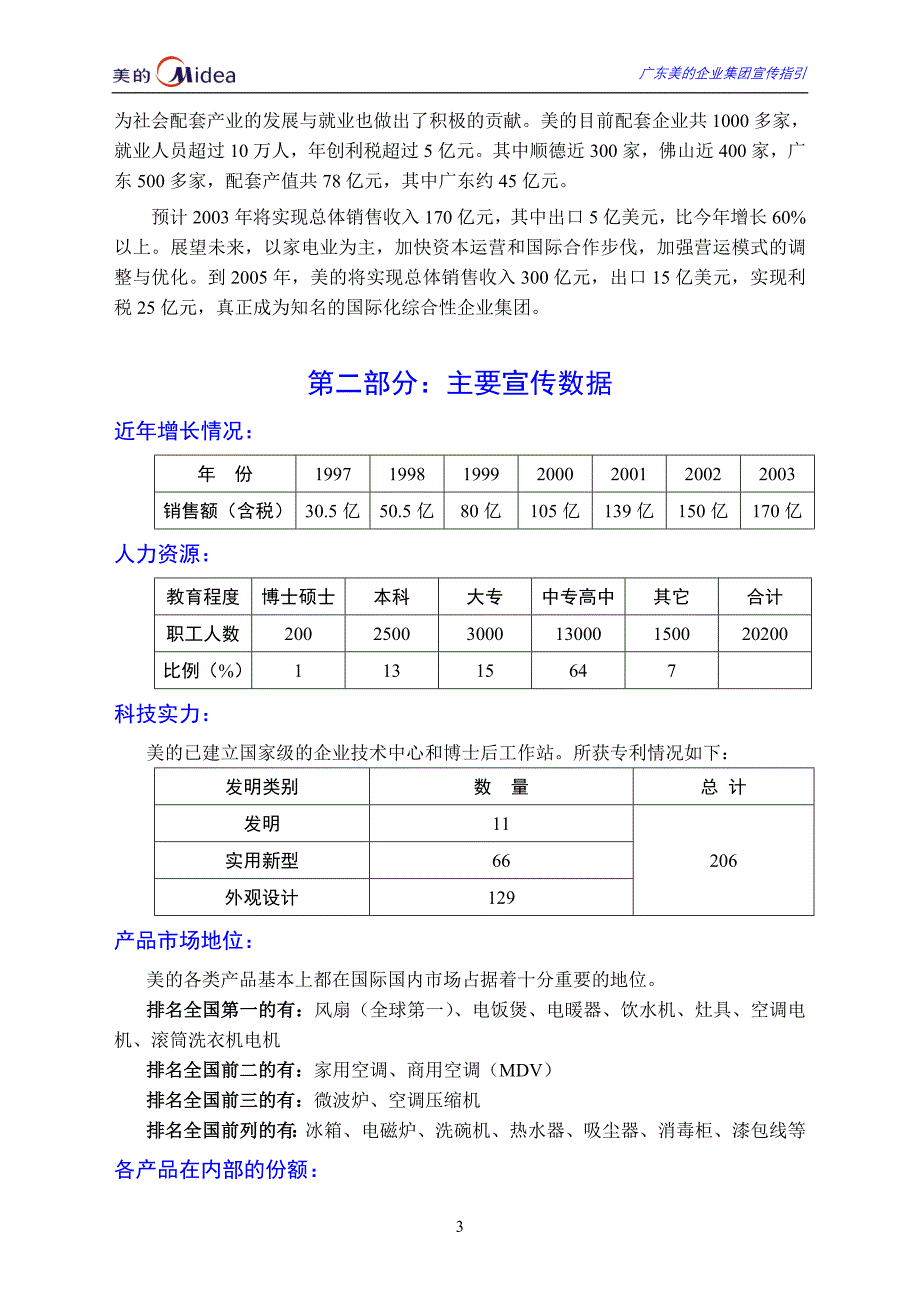 美的企业集团宣传指引_第3页