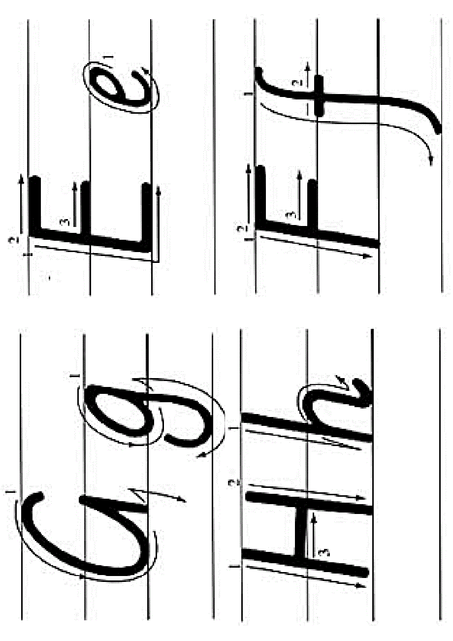 小学英语26个字母笔画(大小写有格子)_第2页