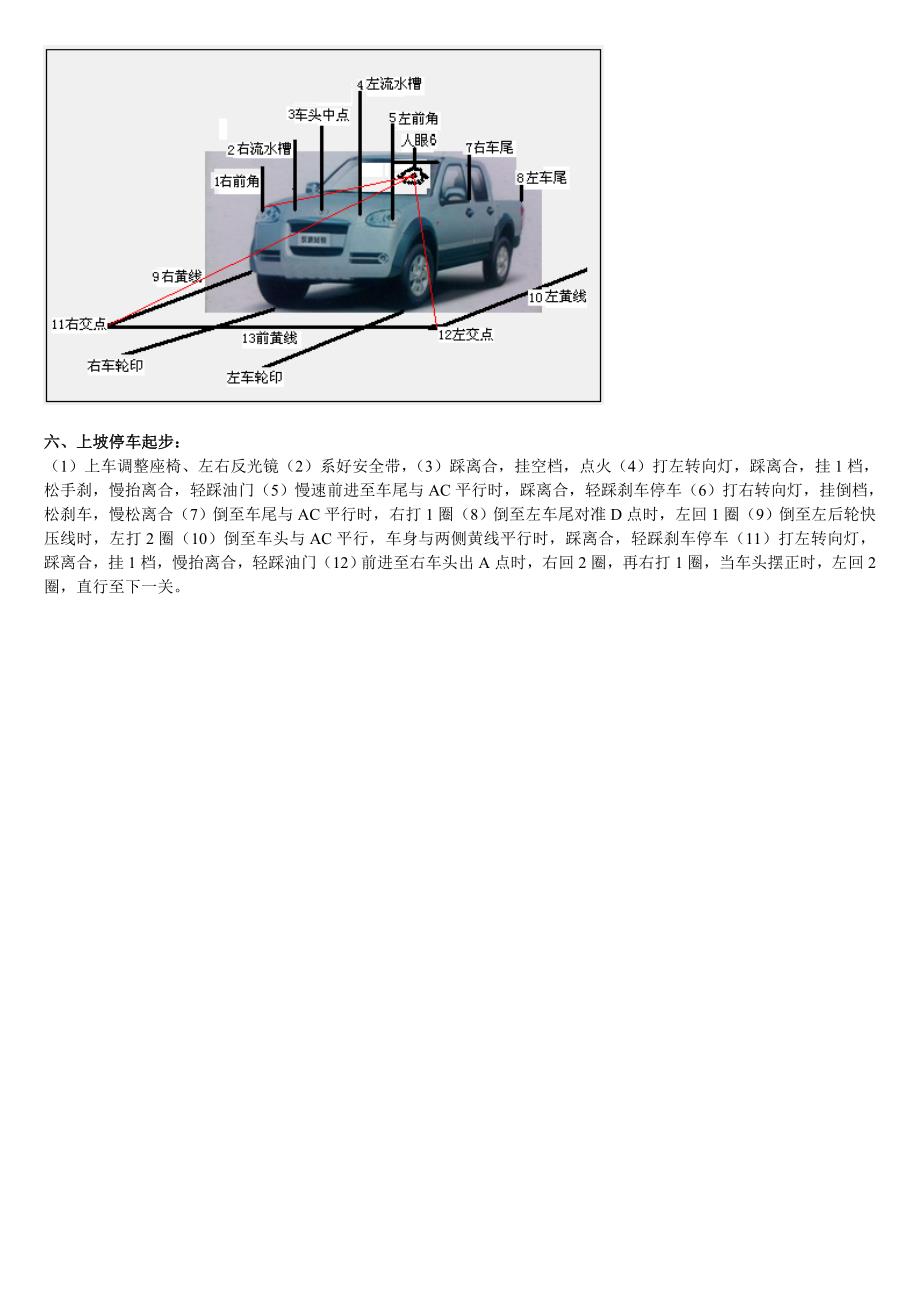 最新C1驾驶证考试科目二学习技巧及图示说明_第2页