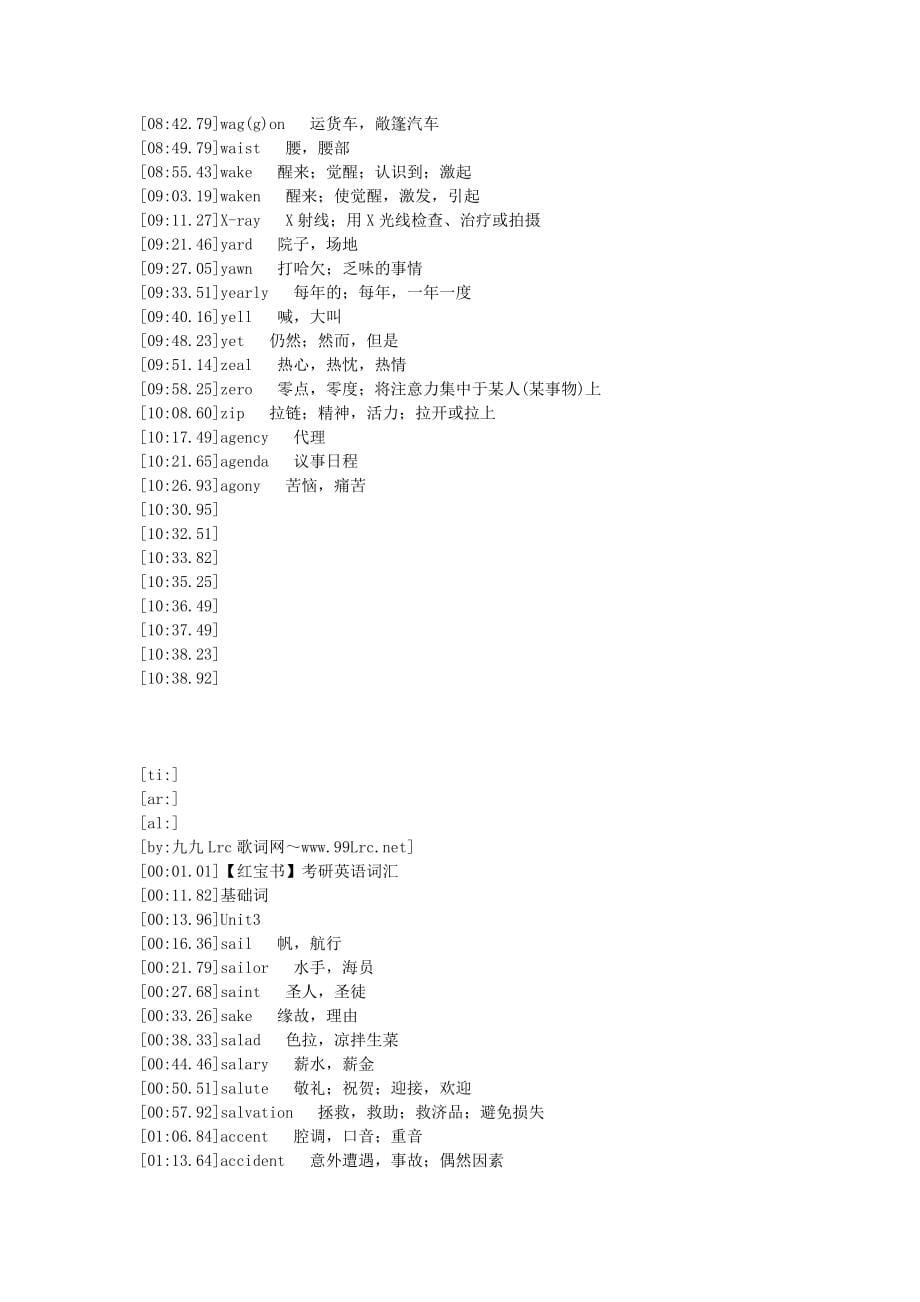 14年最新红宝书全部单词_第5页