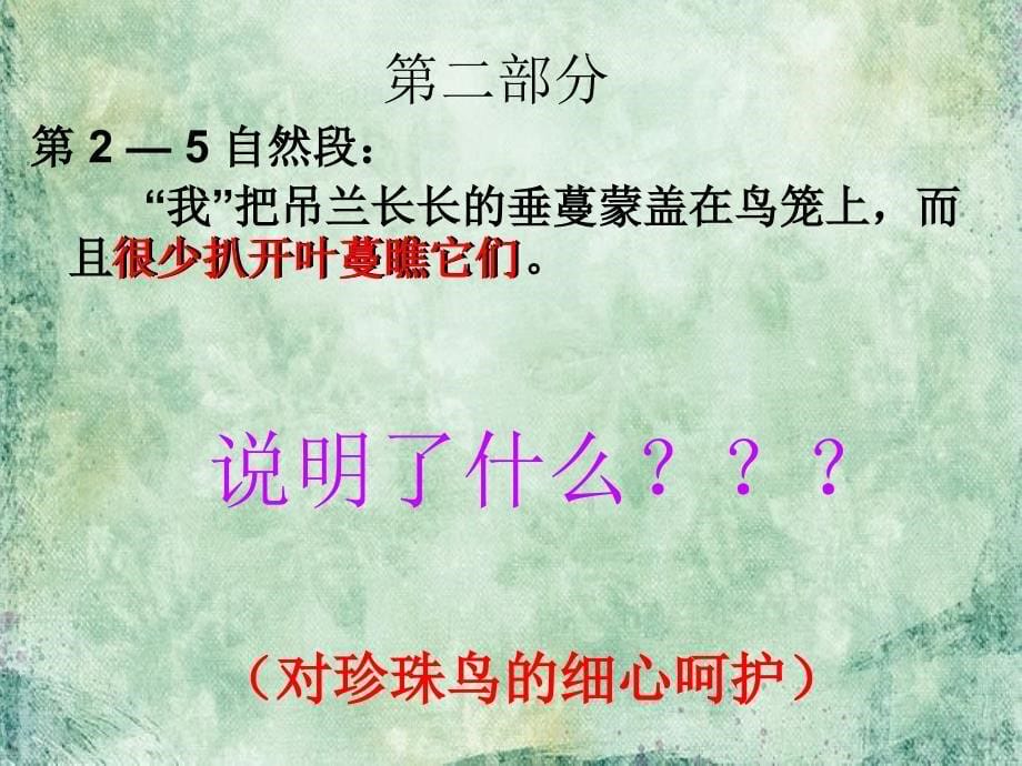 人教版小学语文五年级上册《珍珠鸟》_第5页