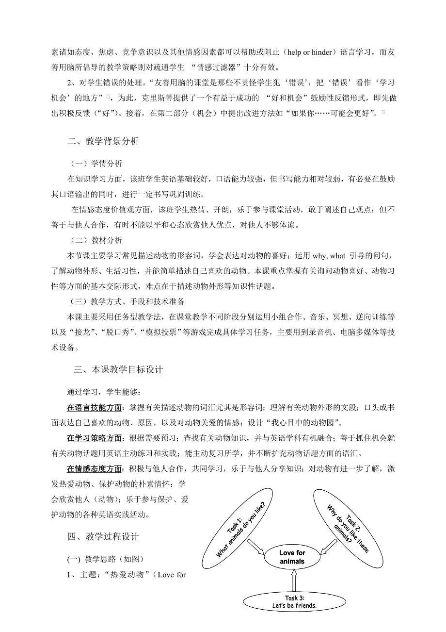 友善用脑理念指导下初一英语听说课教学设计_第2页