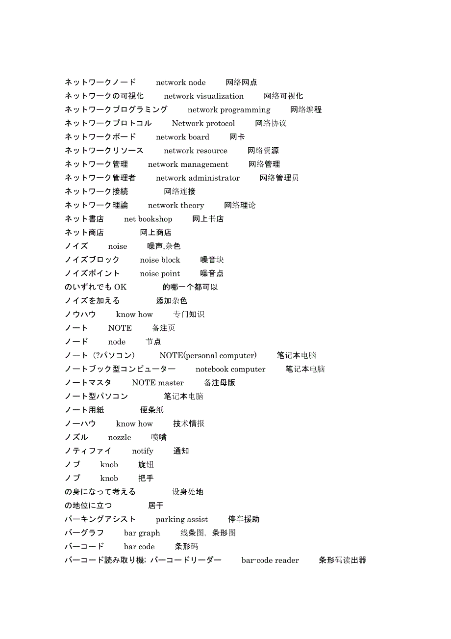 计算机相关日语词汇整理8_第2页