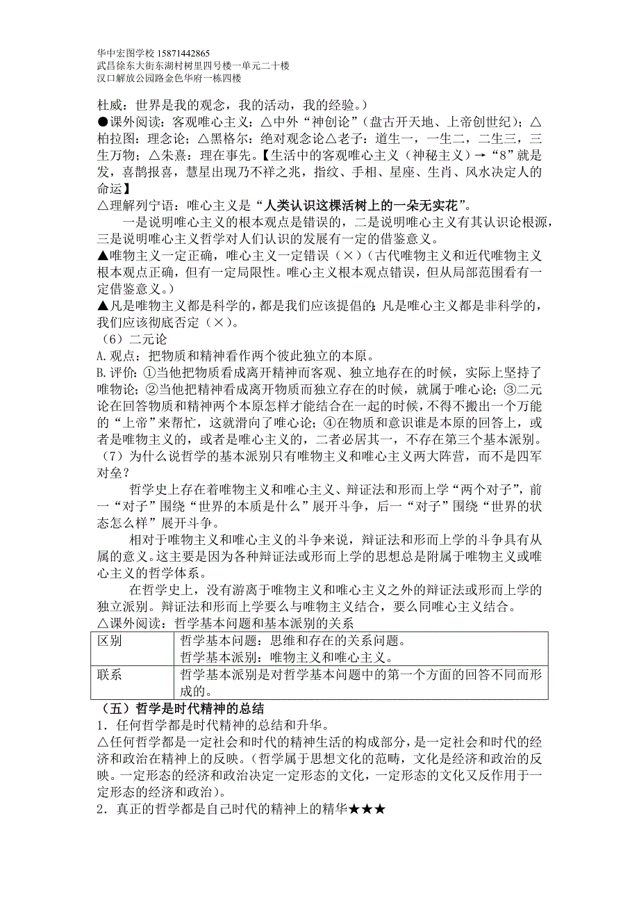 华中宏图学校政治百日冲刺第二周复习资料_第4页