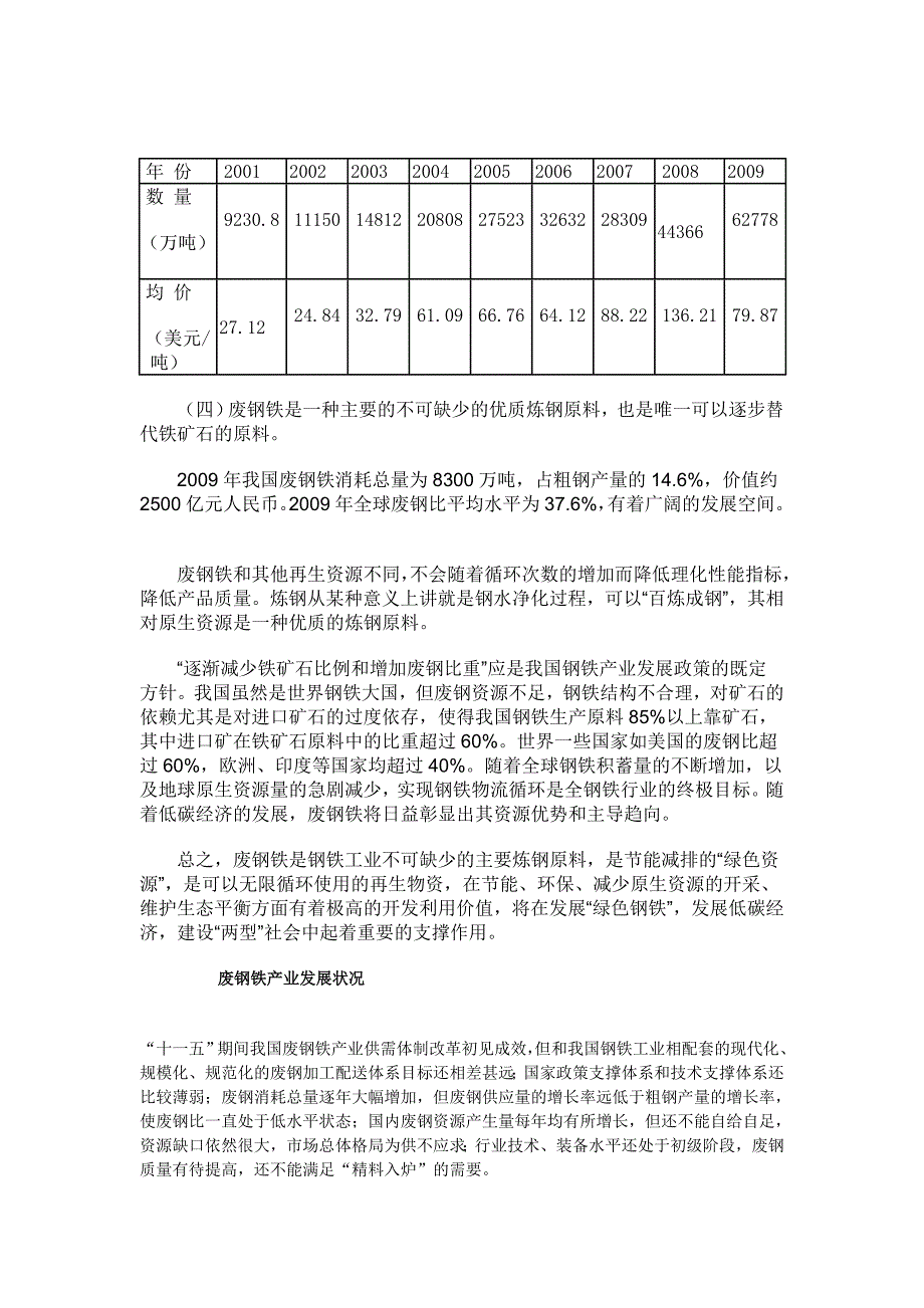 废钢铁产业“十二五”发展规划建议_第3页