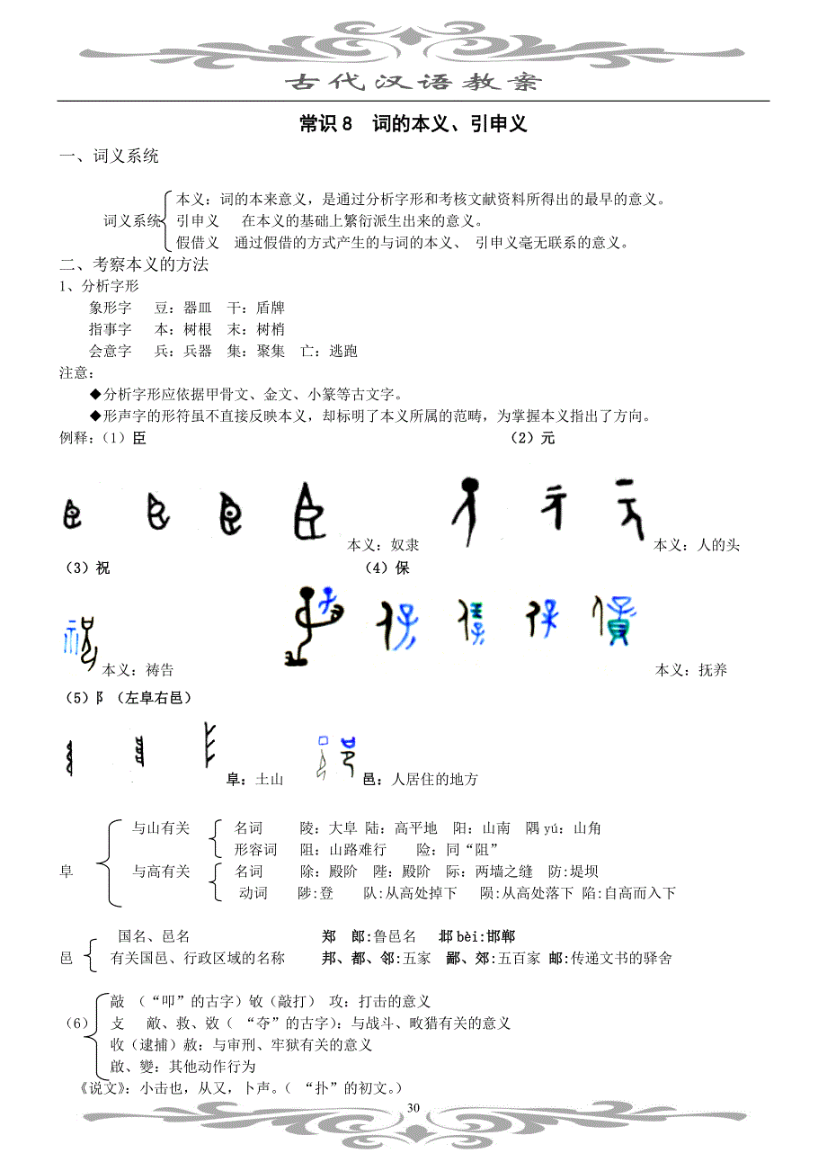 常识8词的本义和引申义_第1页