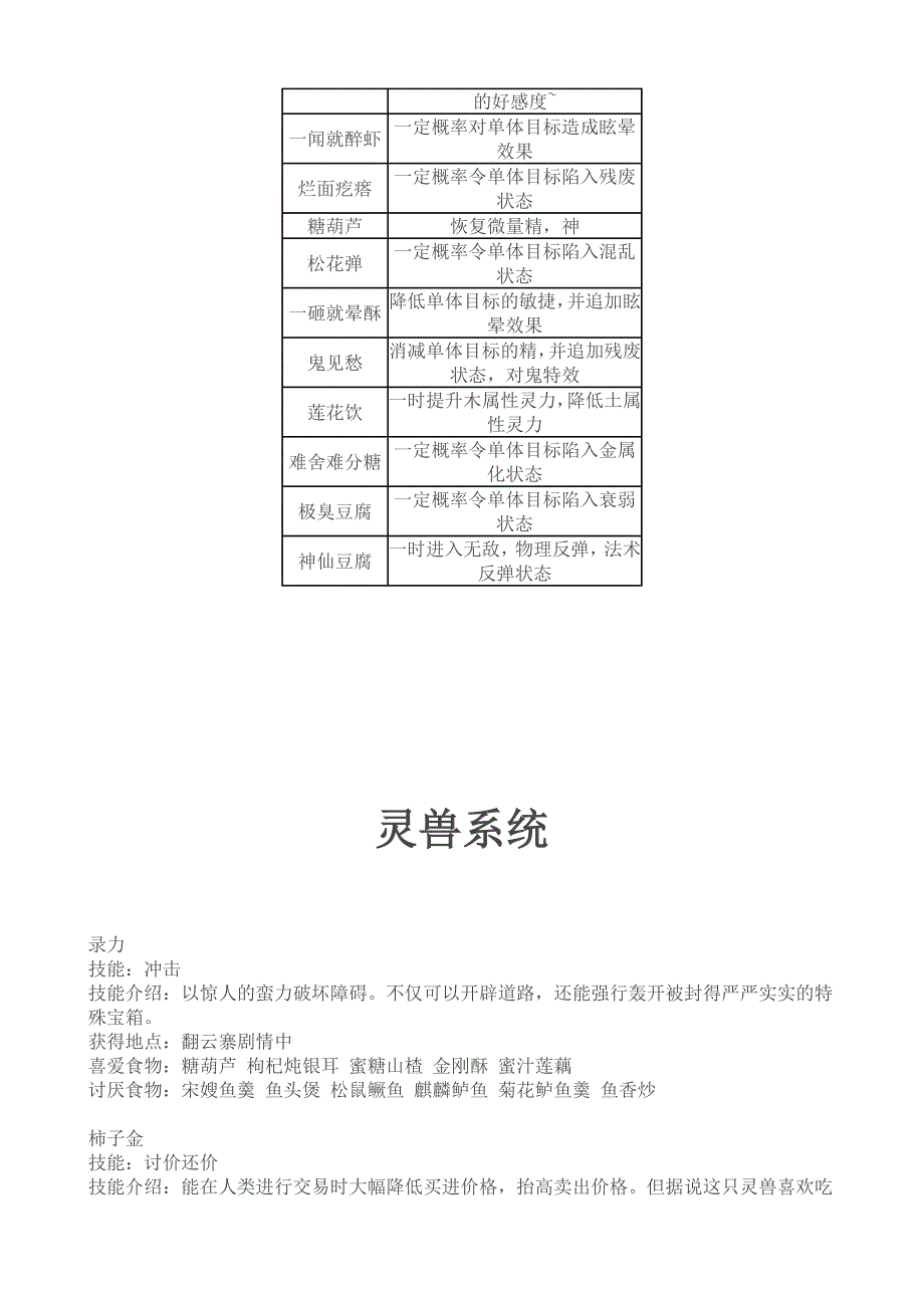 《古剑奇谭》烹饪灵兽家园系统(超级详细)_第4页