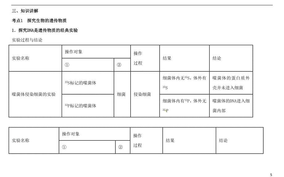 高三生物总复习 遗传的分子学基础教案_第5页