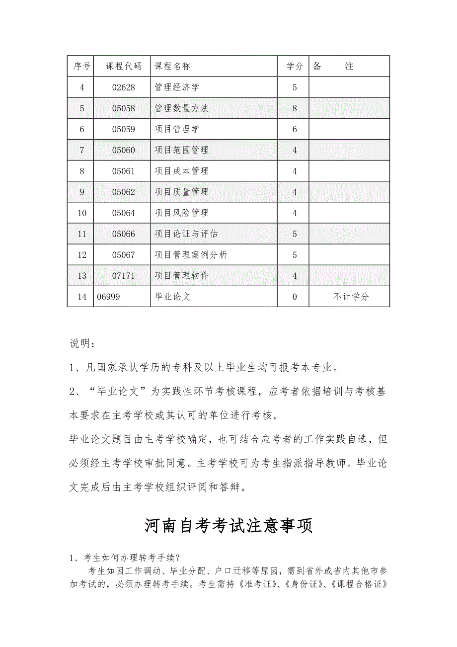 华北水利水电学院自学考试考试科目_第4页