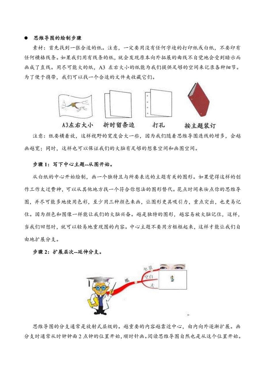 思维导图(mindmap)——大脑的使用说明书_第5页