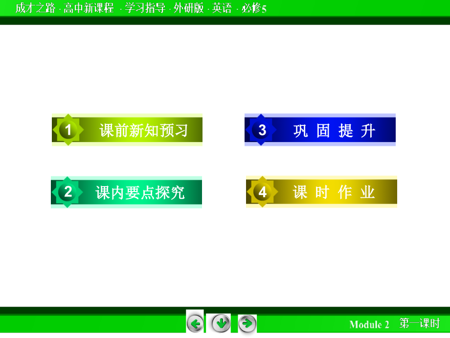 【成才之路】2015年春高二外研版英语必修5全册课件Module2第1课时_第4页