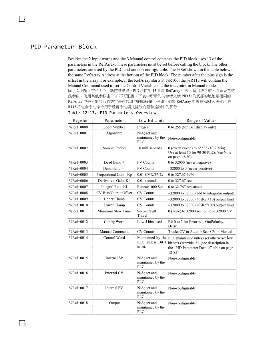 GE PLC70-90 PID指令汉化说明_第4页